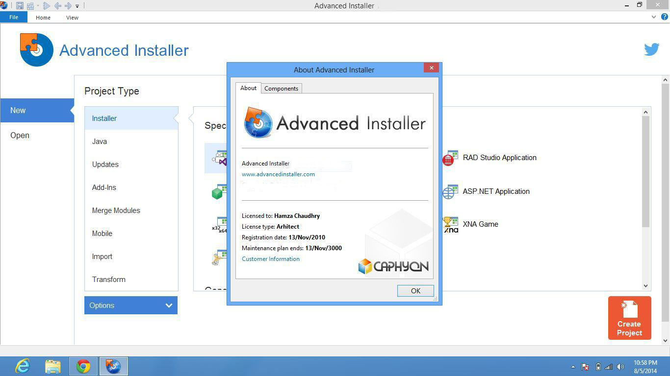 Advanced Installer 20.9.1 download the last version for apple