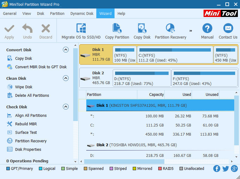 download the new version MiniTool Partition Wizard Pro / Free 12.8
