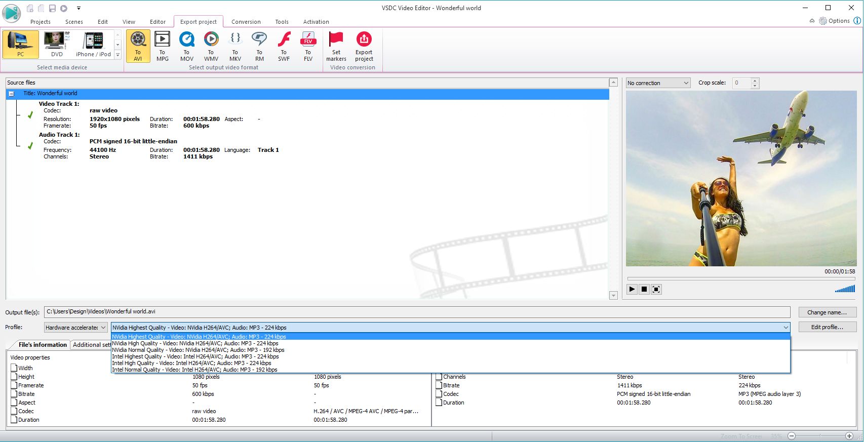 vsdc free video editor windows