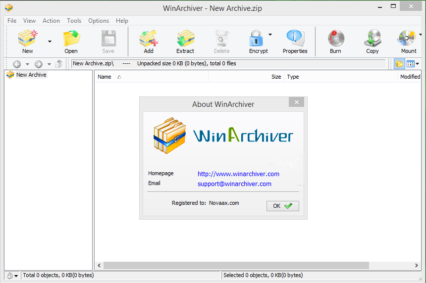 WinArchiver Virtual Drive 5.5 instal