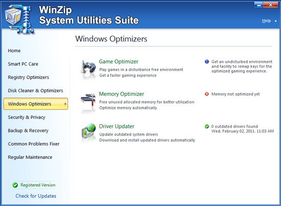 WinZip System Utilities Suite 3.19.1.6 download the new for windows