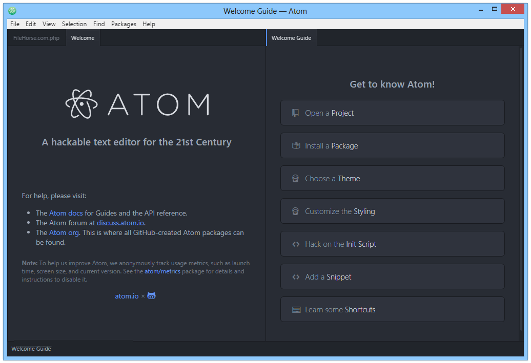 atom application