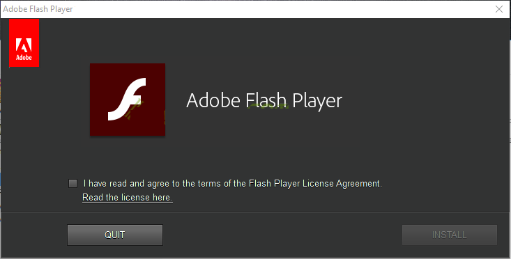 get adobe flash player