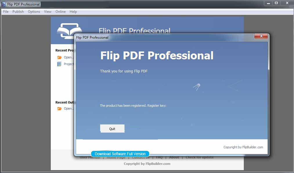 flip pdf professional 2.5.13 registration code
