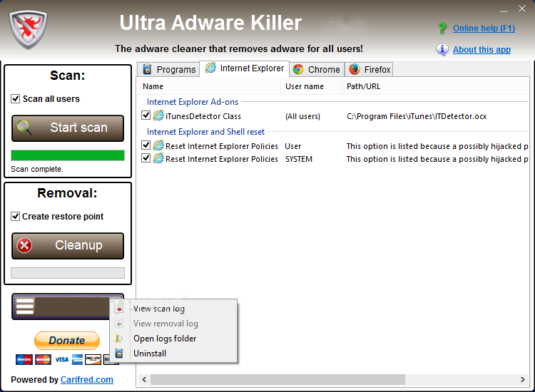 ultra adware killer 64 bits