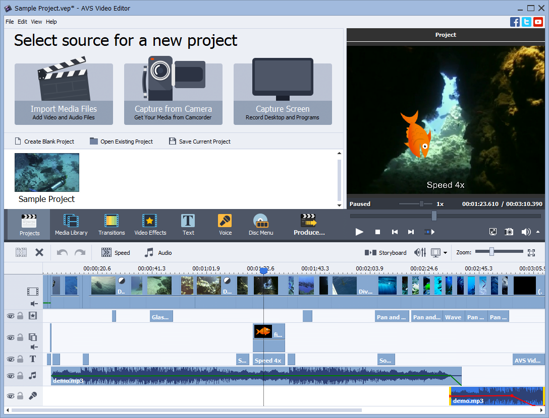 how to merge videos using avs video editor